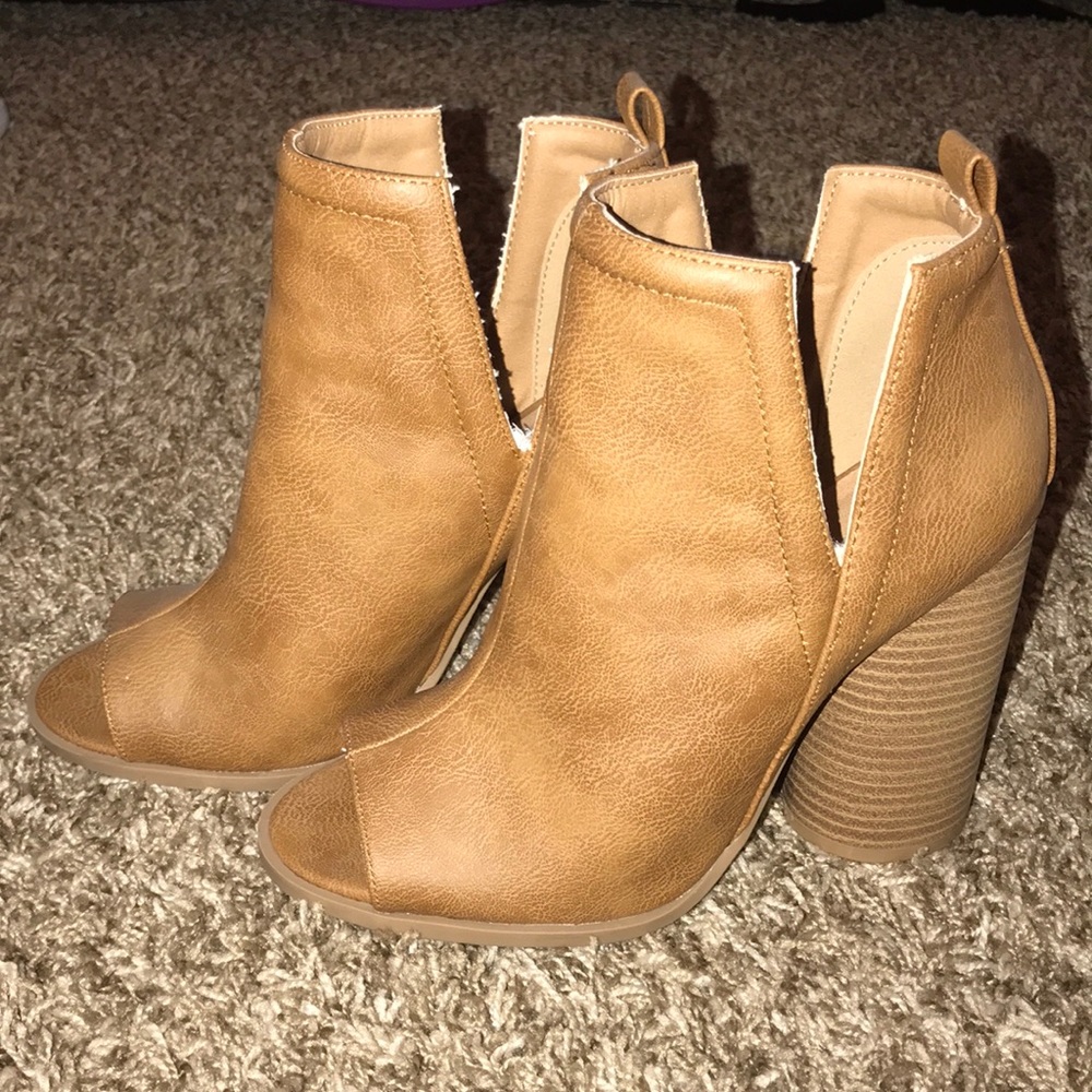 Open Toe Booties
